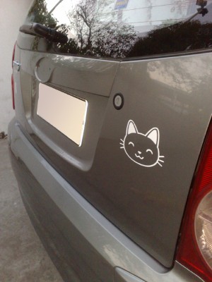 Vicente's Car with Lucky Cat - Chile.jpg