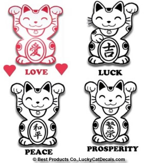 Maneki Neko Stickers